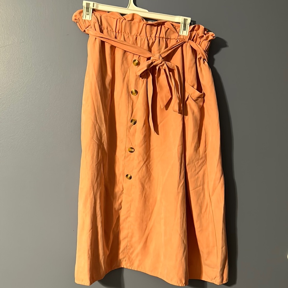Cute Buttoned Skirt